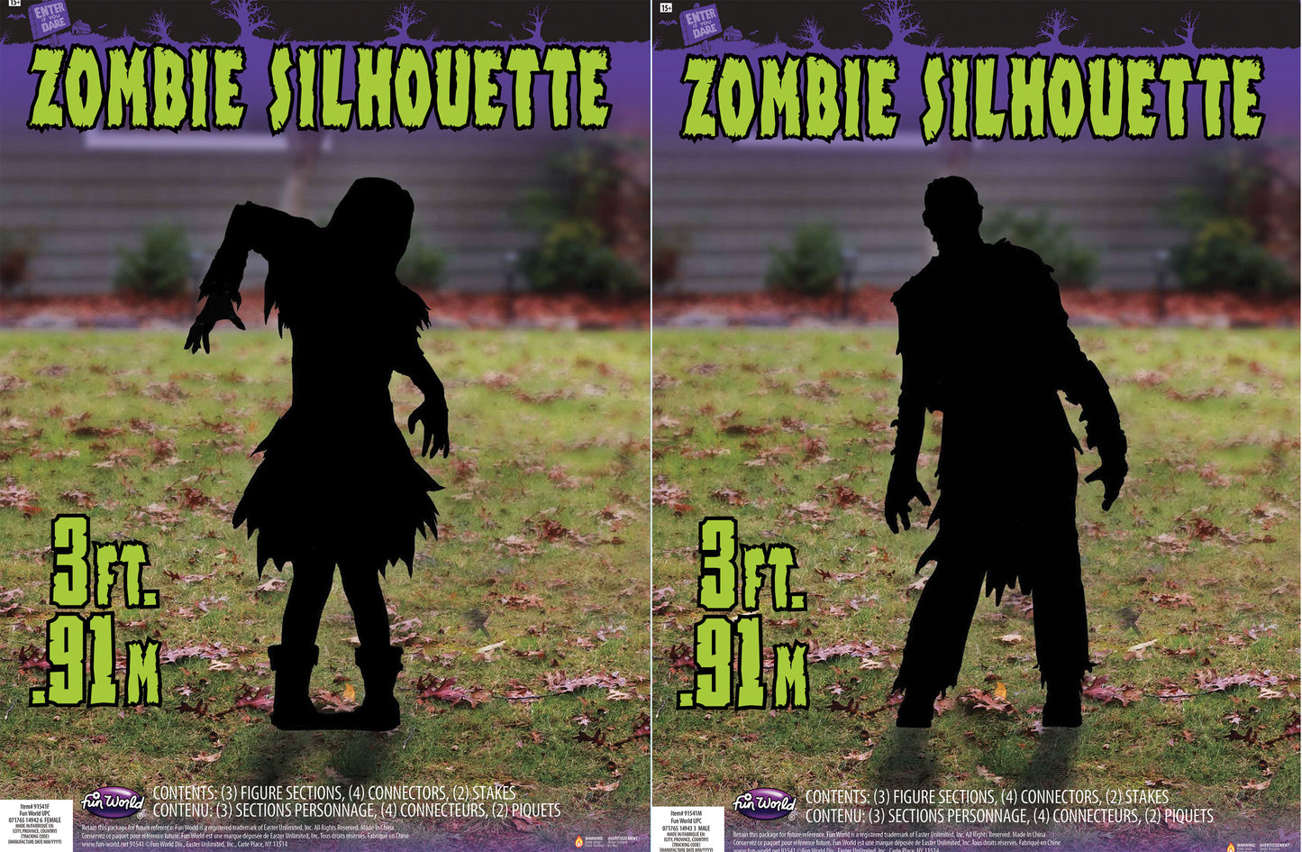 Zombie Yard Silhouette 36"