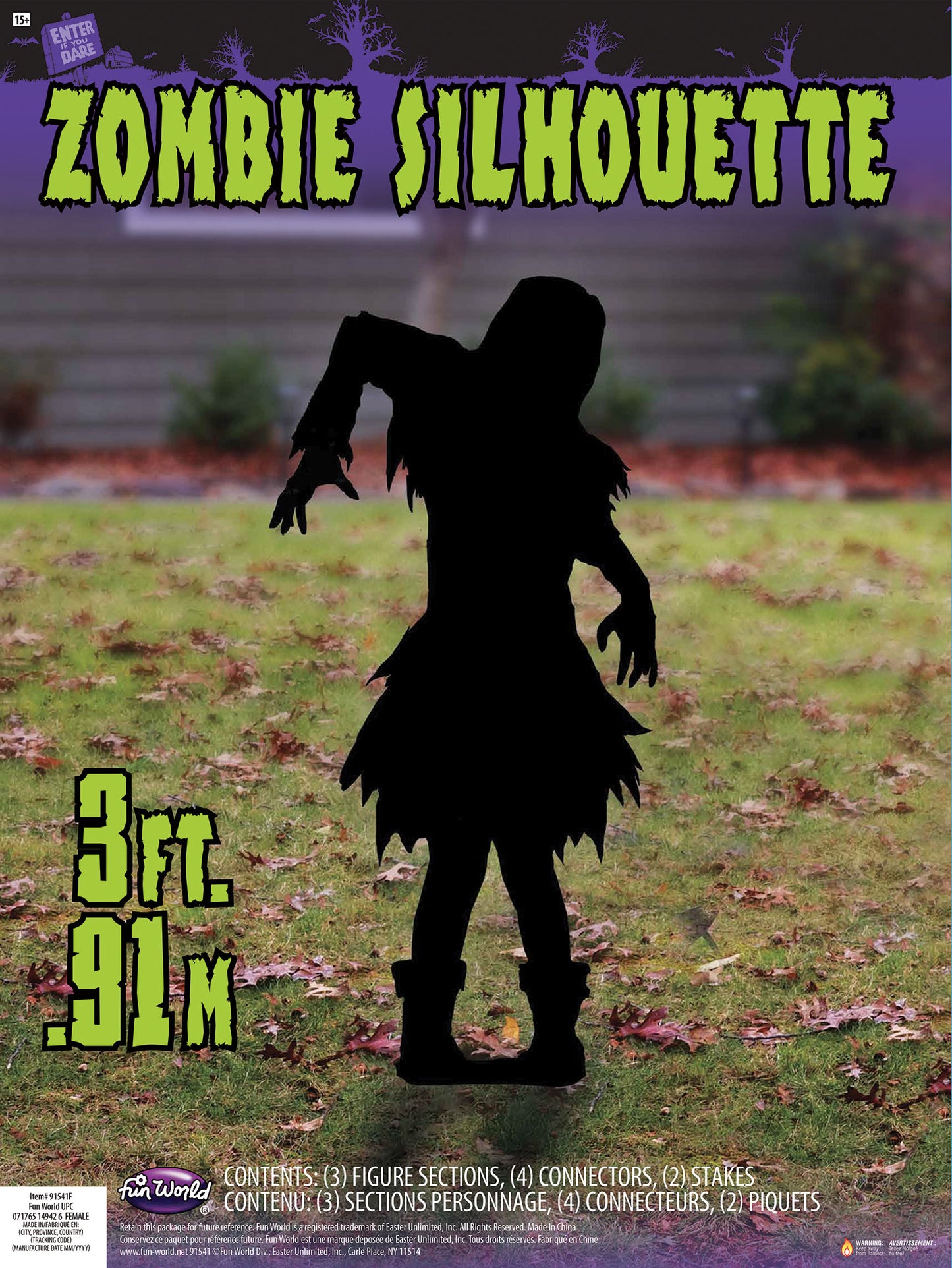 Zombie Yard Silhouette 36"