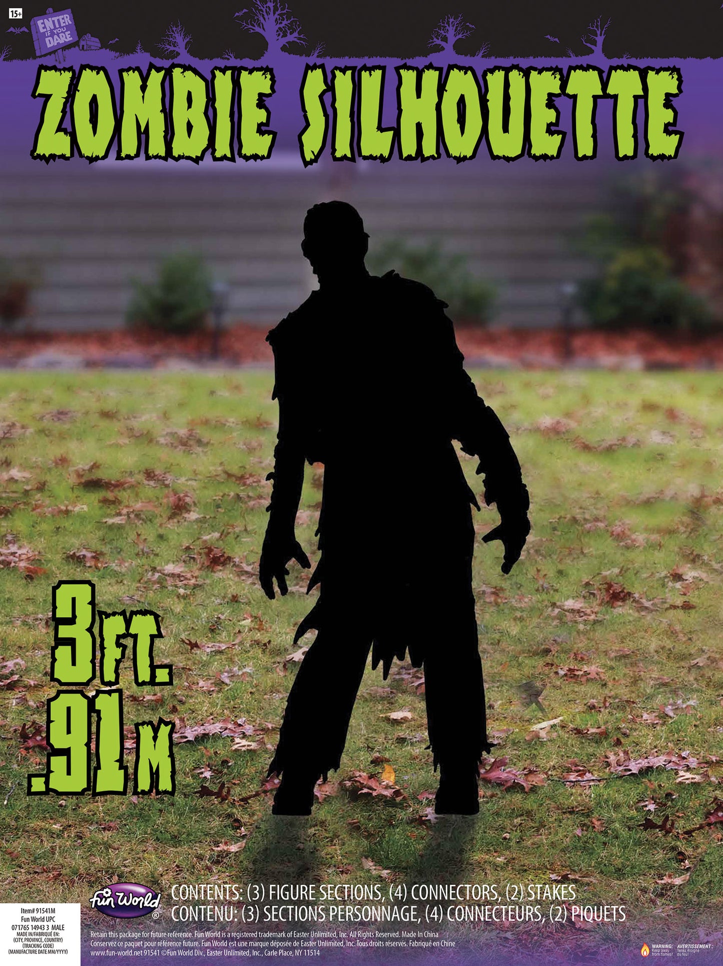 Zombie Yard Silhouette 36"