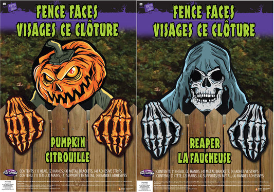 Fence Faces Decor