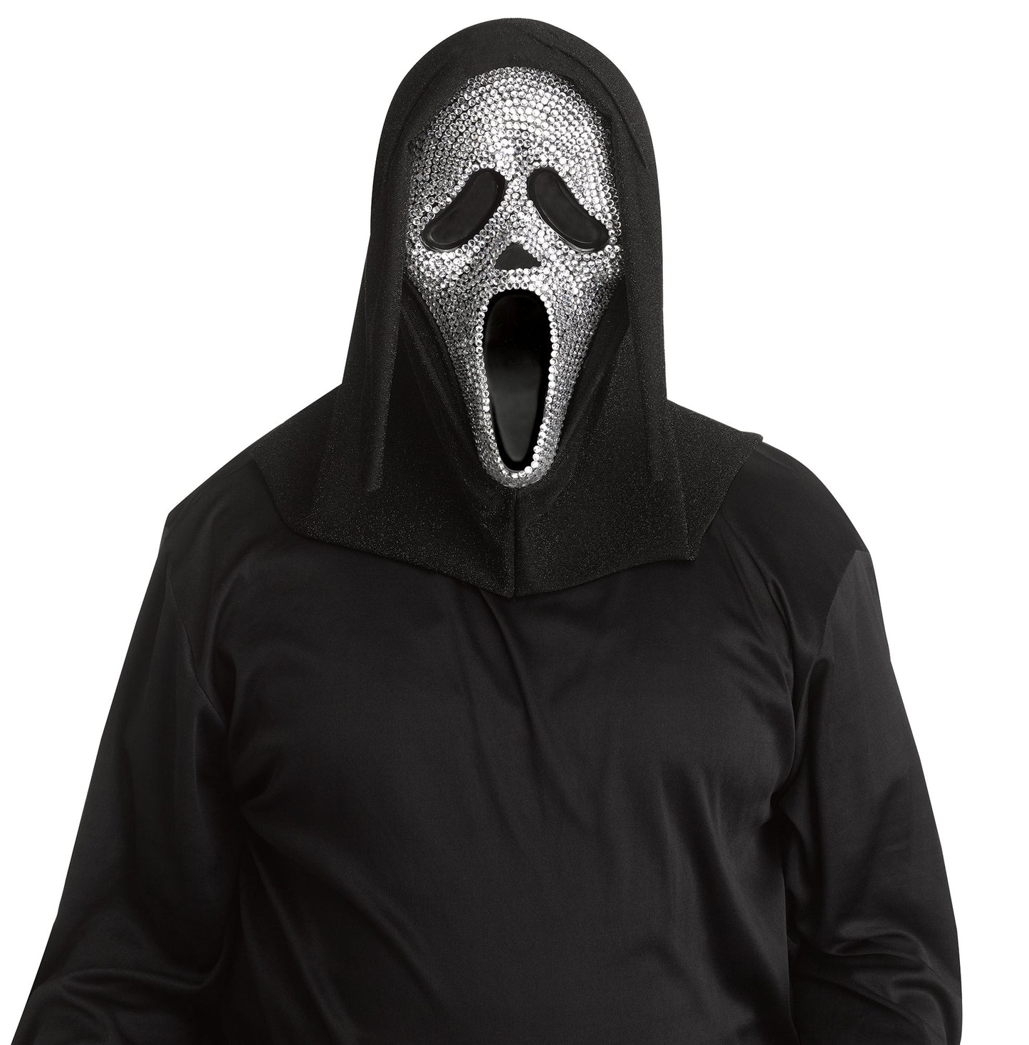 Ghost Face Bling Mask