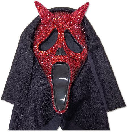 Ghost Face Bling Mask