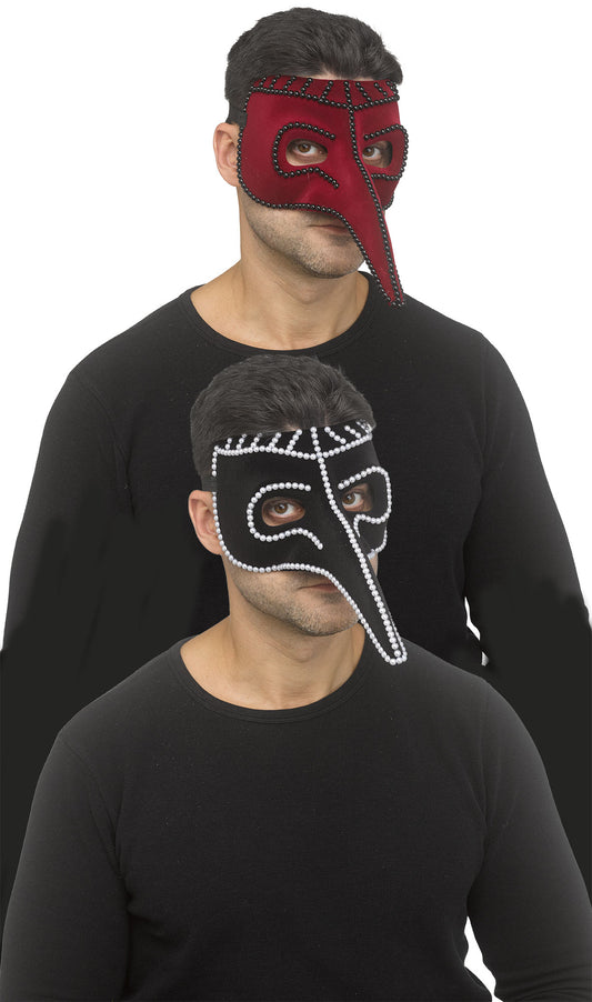 Pearl Accent Venetian Mask