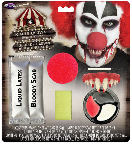 Killer Clown Makeup Kit