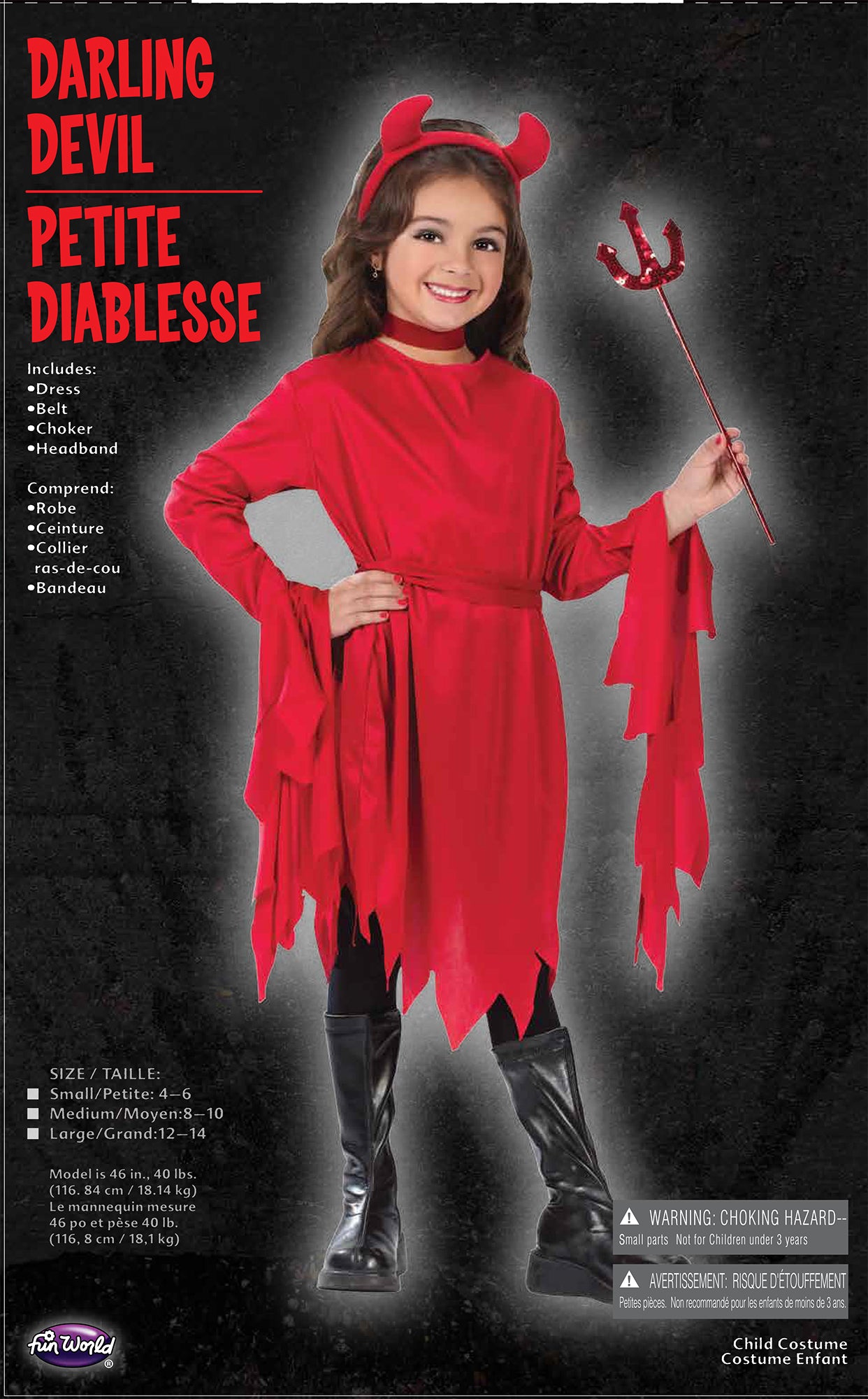 Darling Devil Child Costume