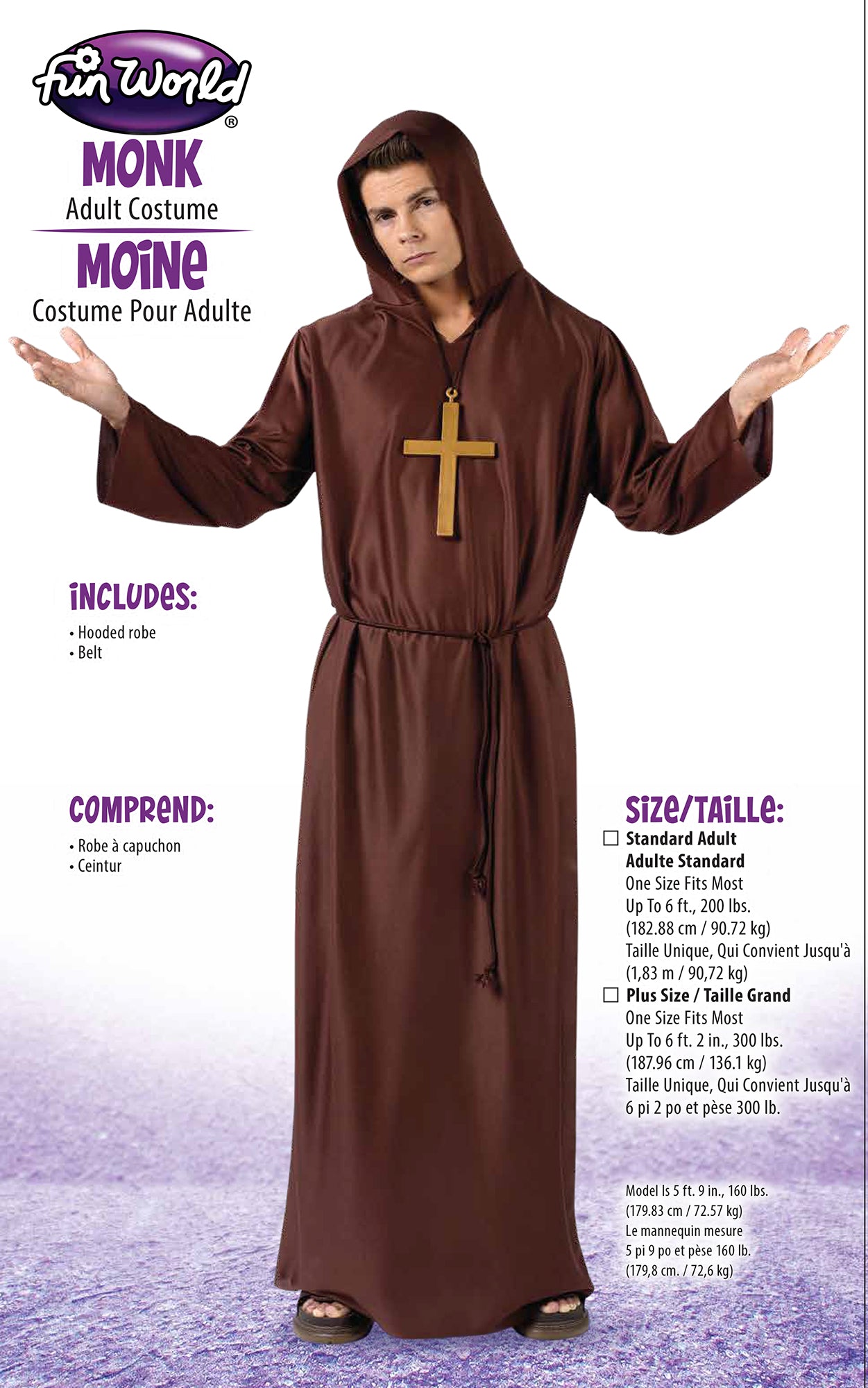 Monk Adult Costume