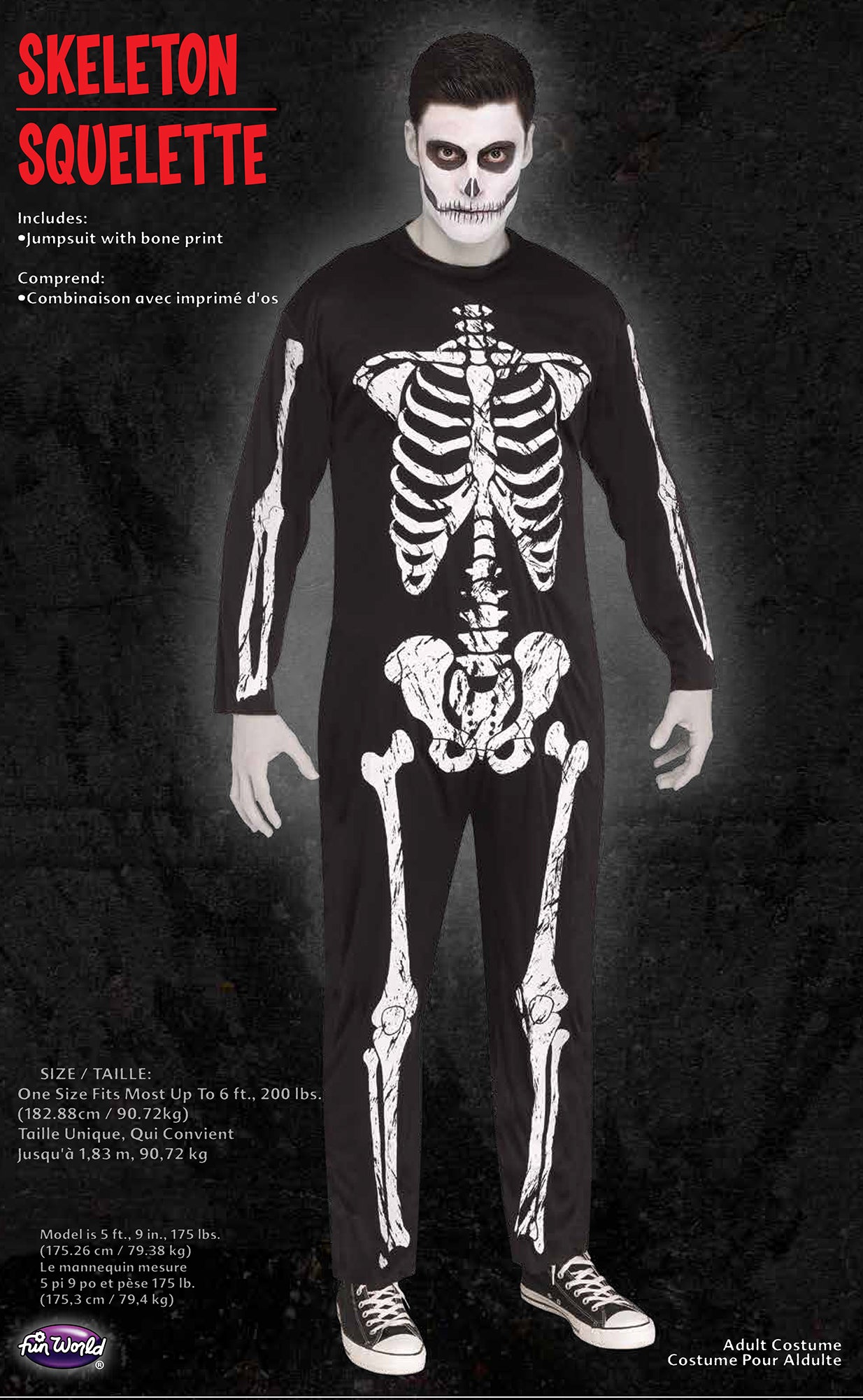 Skeleton Adult Costume