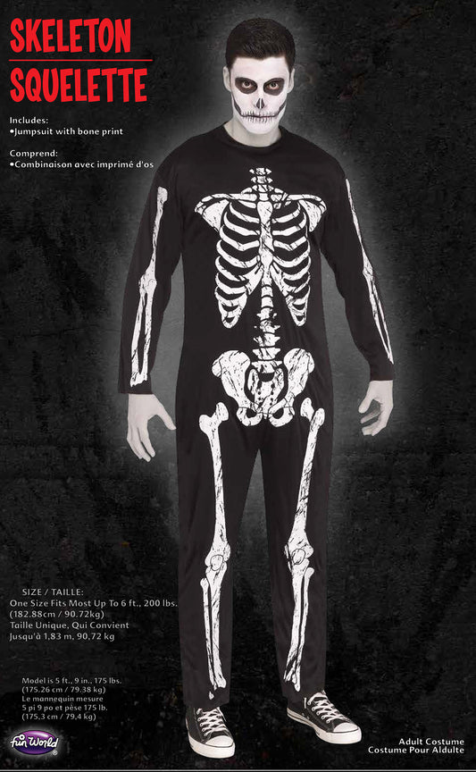 Skeleton Adult Costume