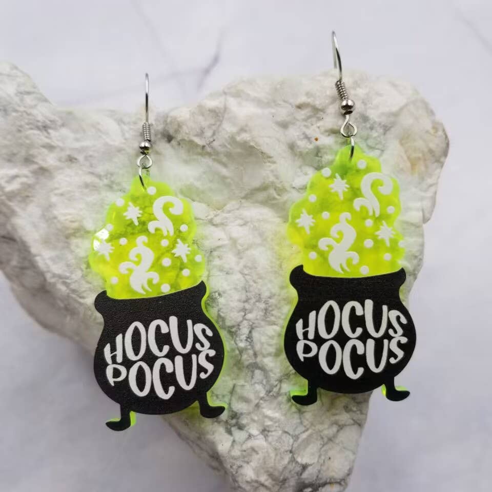 Witch HOCUS POCUS Earrings - Halloween