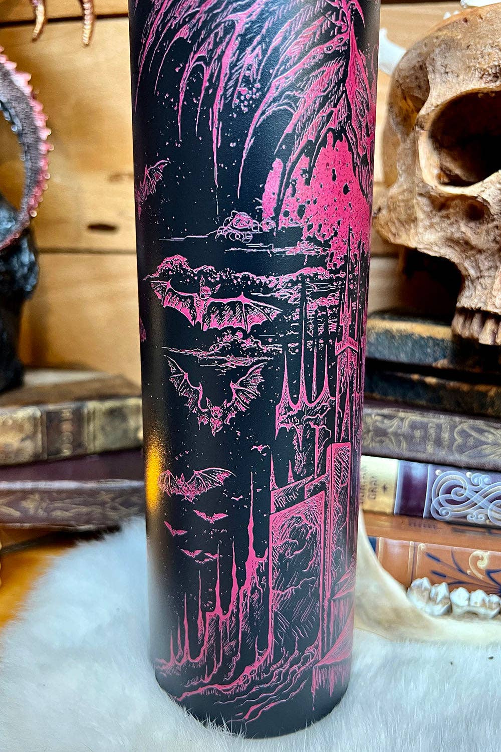 Vampire Castle 24 Oz Water Bottle