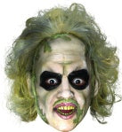 Beetlejuice Adult Vinyl Mask with Hair