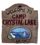 Camp Crystal Lake Vacuform Sign