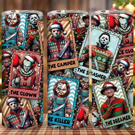 Christmas Cards Horror Tumbler