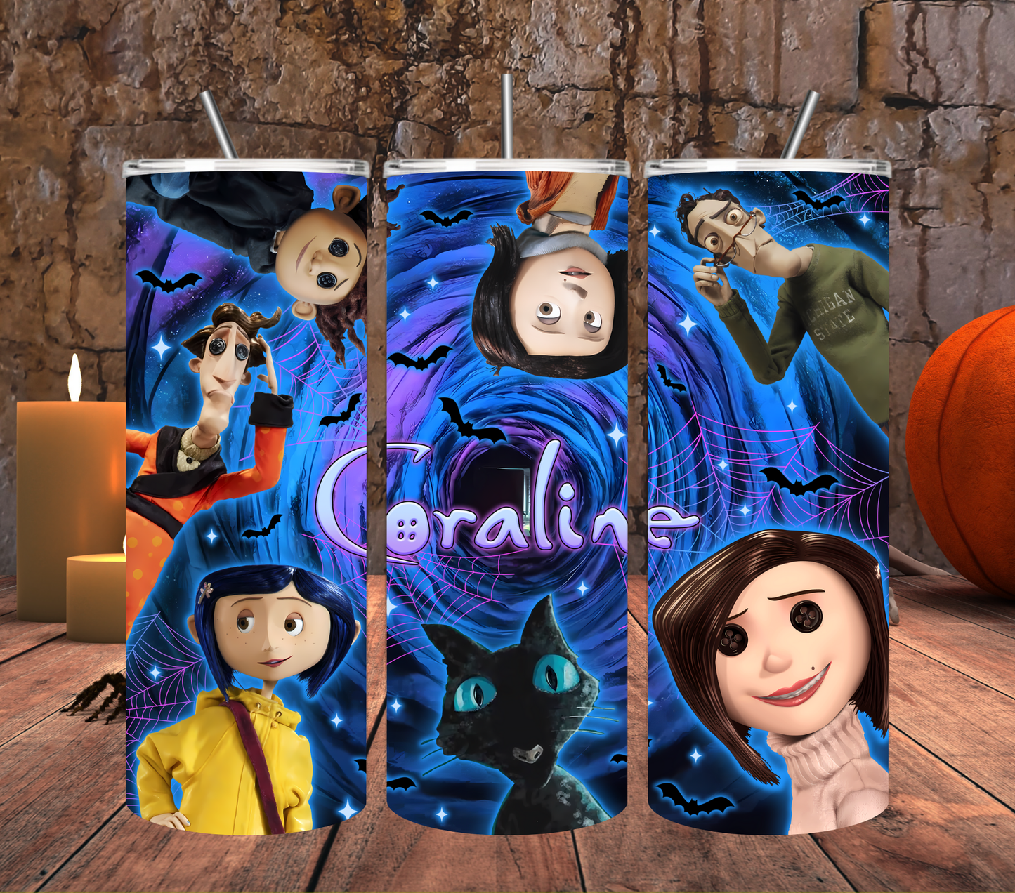 Coraline 20 oz Skinny Tumbler