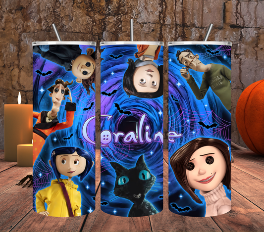 Coraline 20 oz Skinny Tumbler