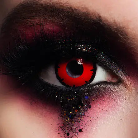 Dead Red Contact Lenses