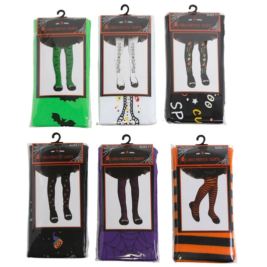 Girls Printed Tights
