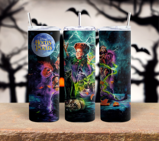 Hocus Pocus 20 oz Skinny Tumbler