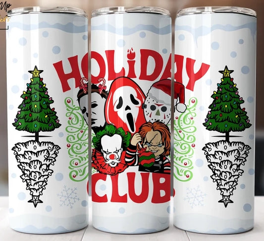 Holiday Club Horror Tumbler