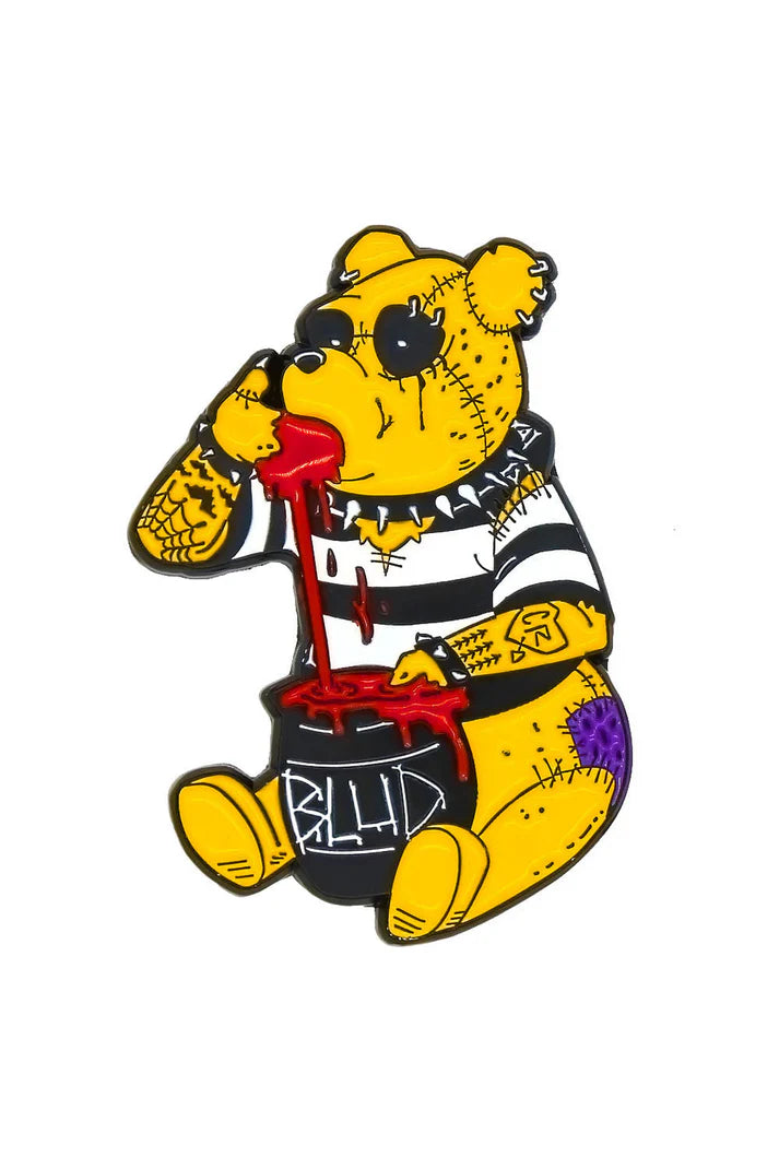 Winnie The Pooh's Bloody Honey Enamel Pin