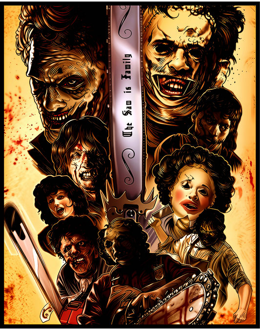 Leatherfaces Print 11x14