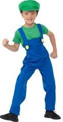 Green Plumber Kid Costume