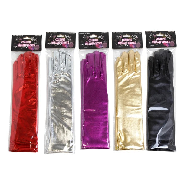 Metallic Mid-Length Gloves