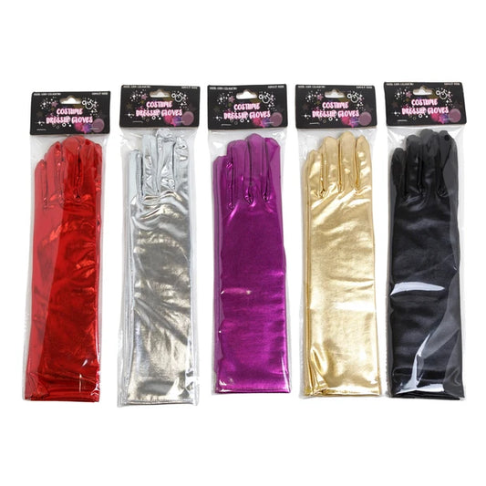 Metallic Mid-Length Gloves