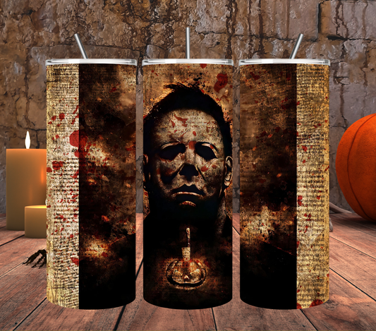 Michael Meyers Letter 20 oz Skinny Tumbler