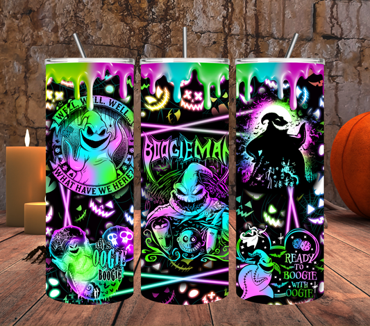 Oogie Boogie Color Splash 20 oz Skinny Tumbler