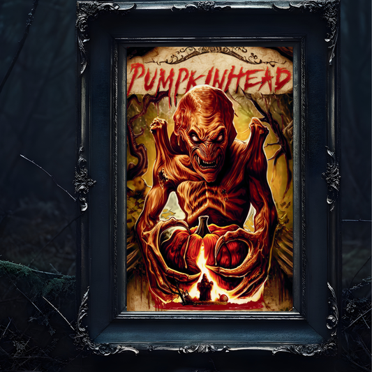 Pumpkin Head Print 11x14