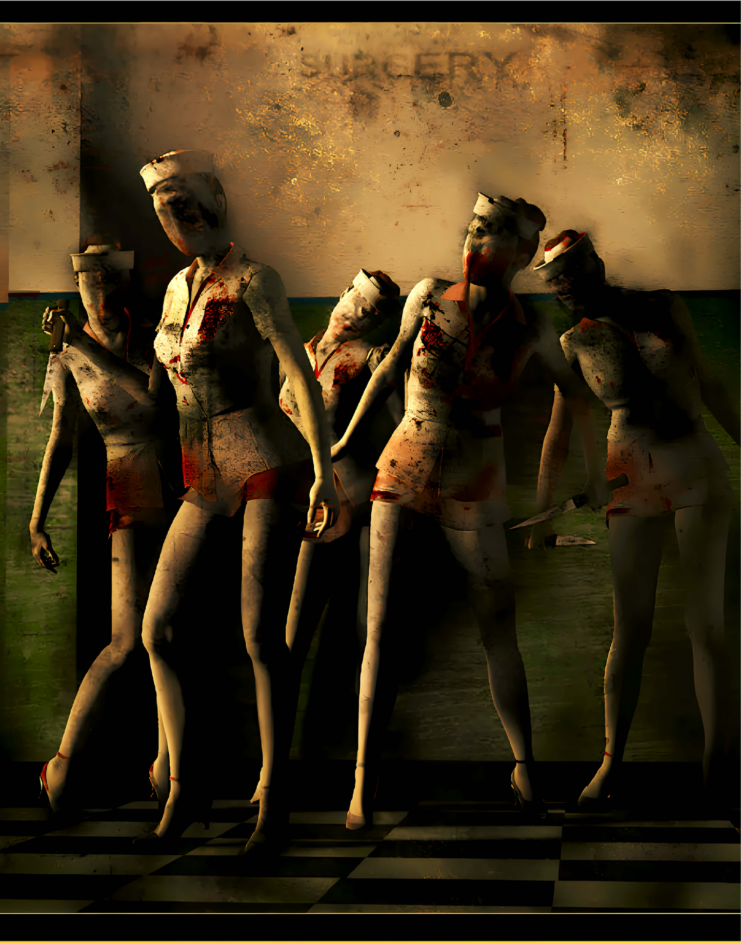 Silent Hill Nurses 11x14 Print