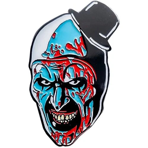 Terrifier 2 Art the Clown Head Enamel Pin