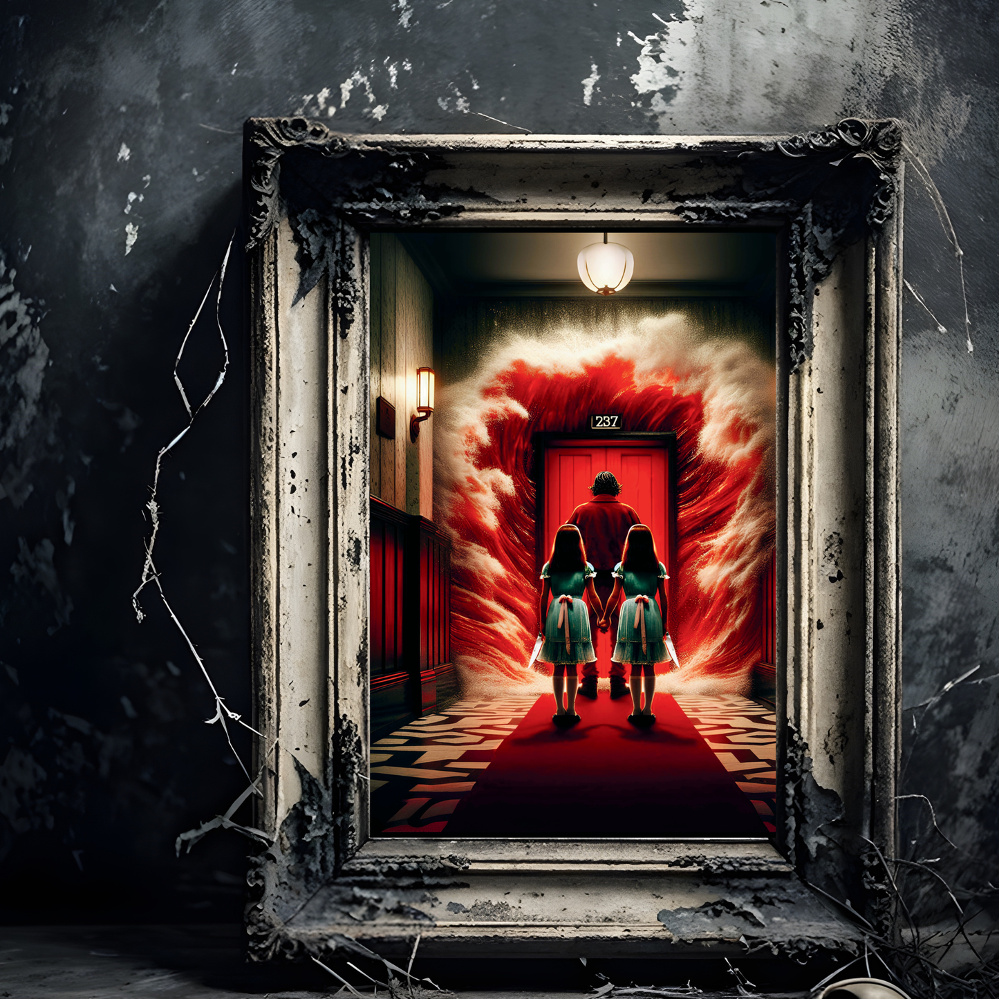 The Shining Twins Print 11x14