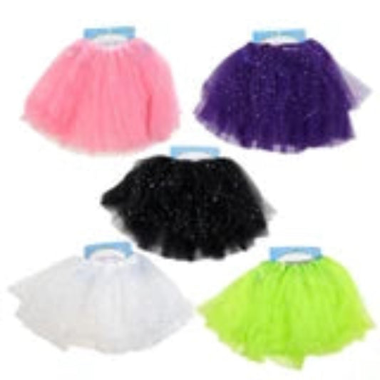 Kids Tutu 3-Layer Tulle w/Sequin Stars