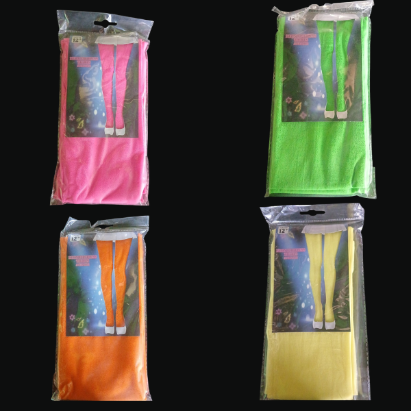 Neon Footless Tights
