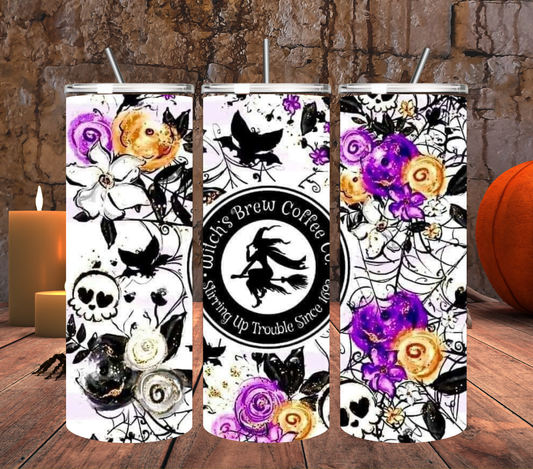 Witch's Coffee Co 20 oz Skinny Tumbler
