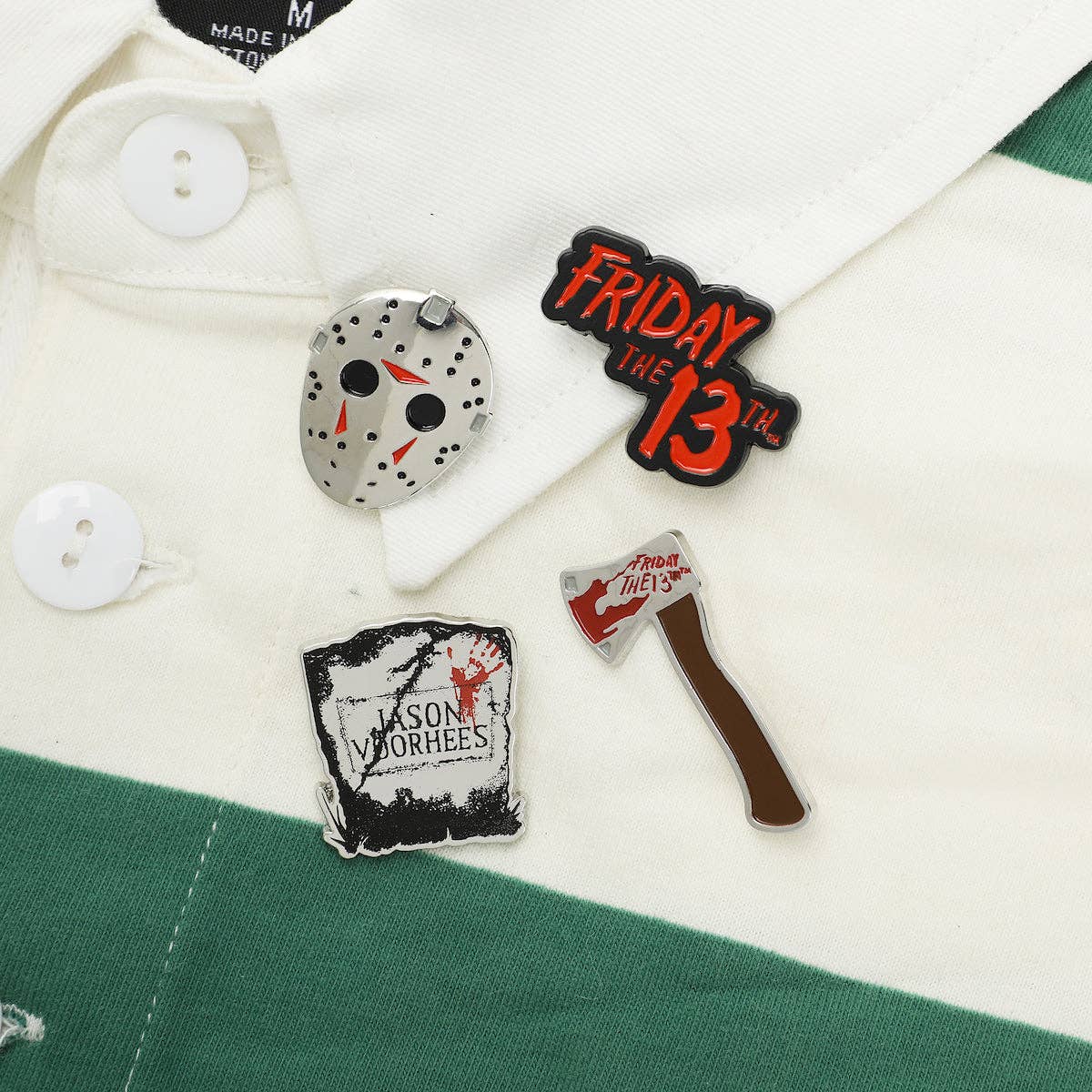 Friday the 13th Jason Voorhees Lapel Pins