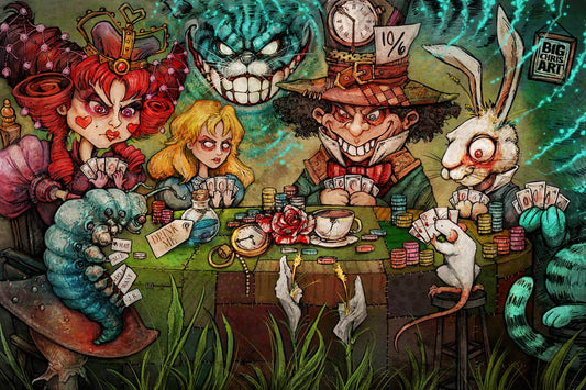 We're All In: Alice in Wonderland Poster 24X36