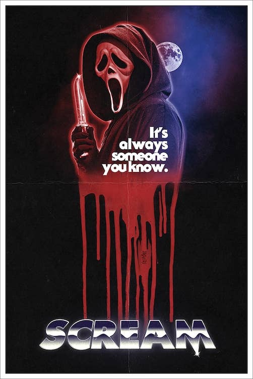 Scream Its Always Someone You Know Horror Movie Poster