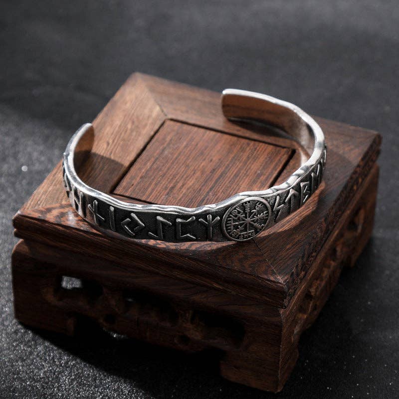 Viking Rune Compass Bracelet