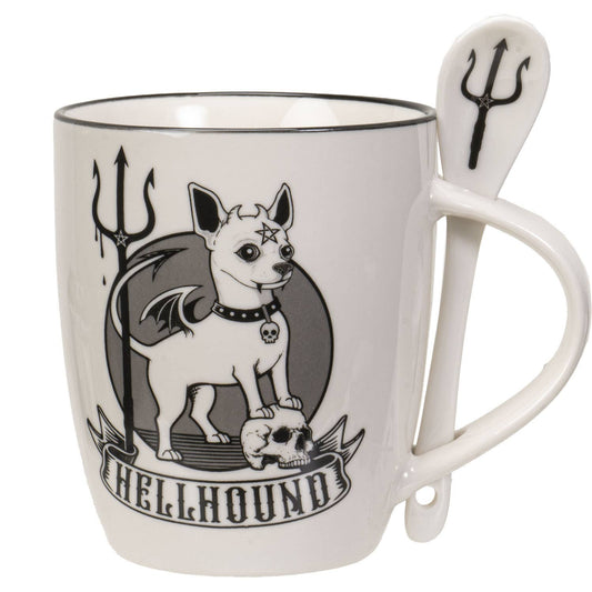 Hellhound Mug & Spoon Set for Coffee/Tea