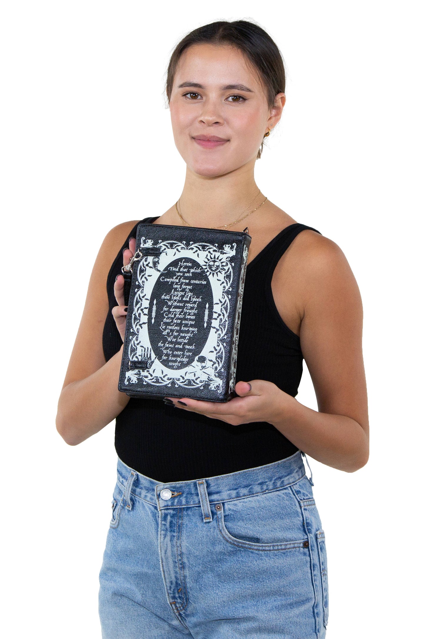 Glow in the Dark Book of Spells Clutch Bag