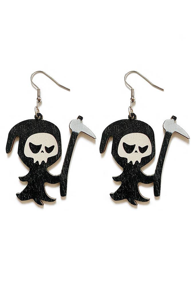 Grim Reaper Earrings