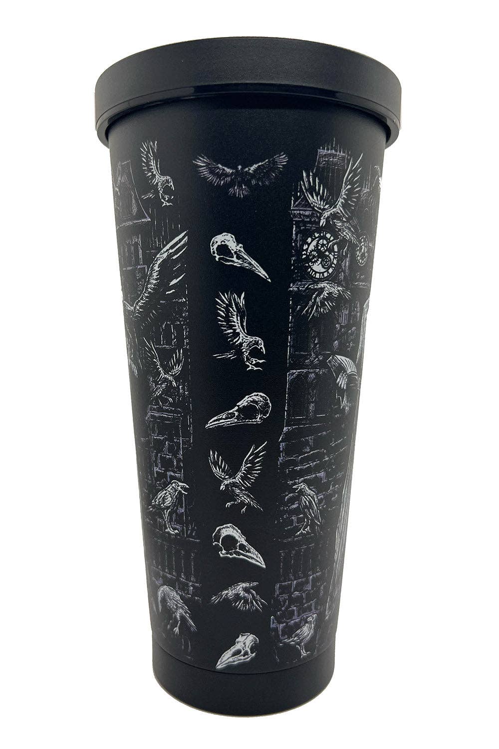 Edgar Allan Poe Cold Brew Tumbler with Straw