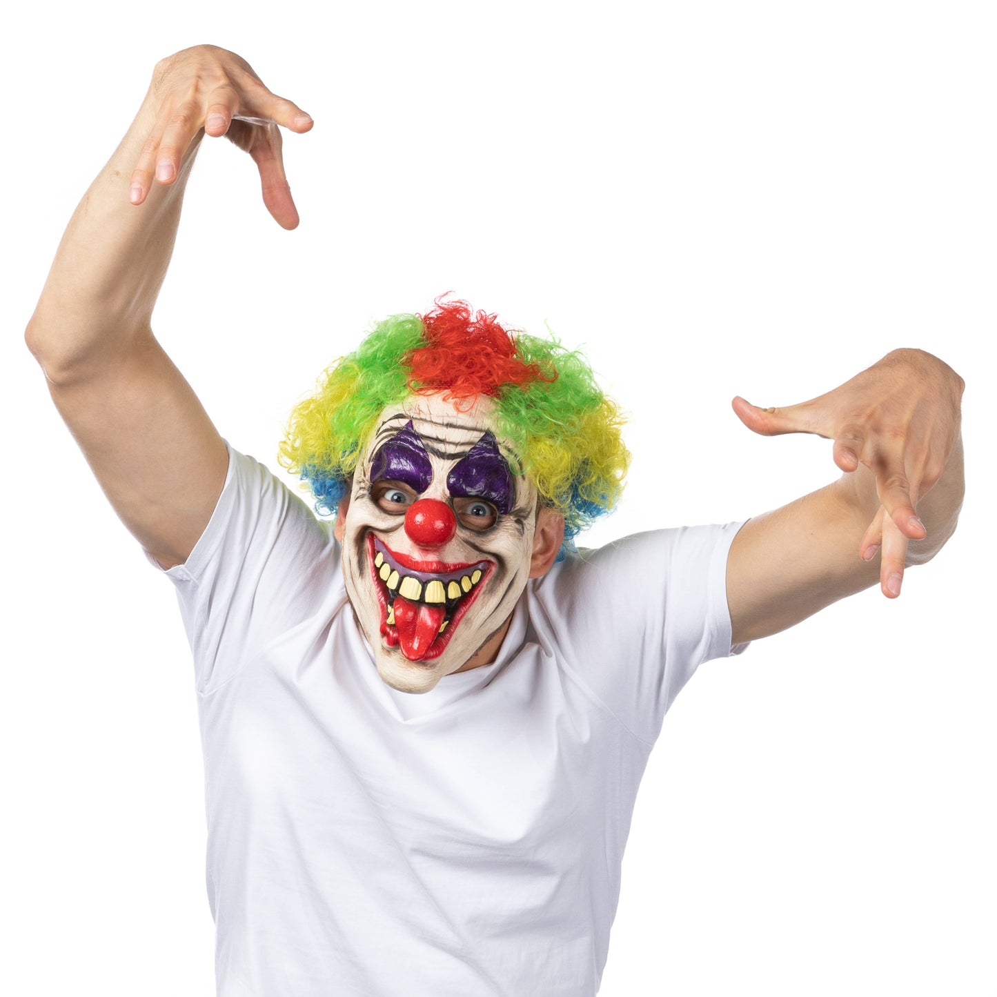 Clown Mask Halloween Party Costume Fancy Dress