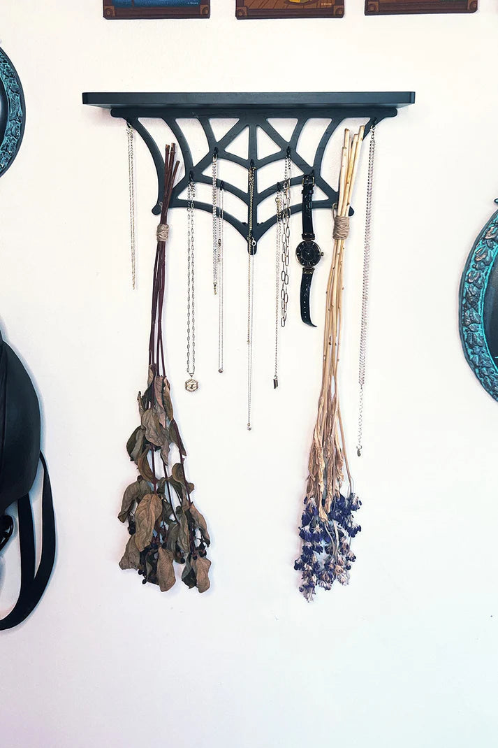 Spiderweb Jewelry Display Shelf