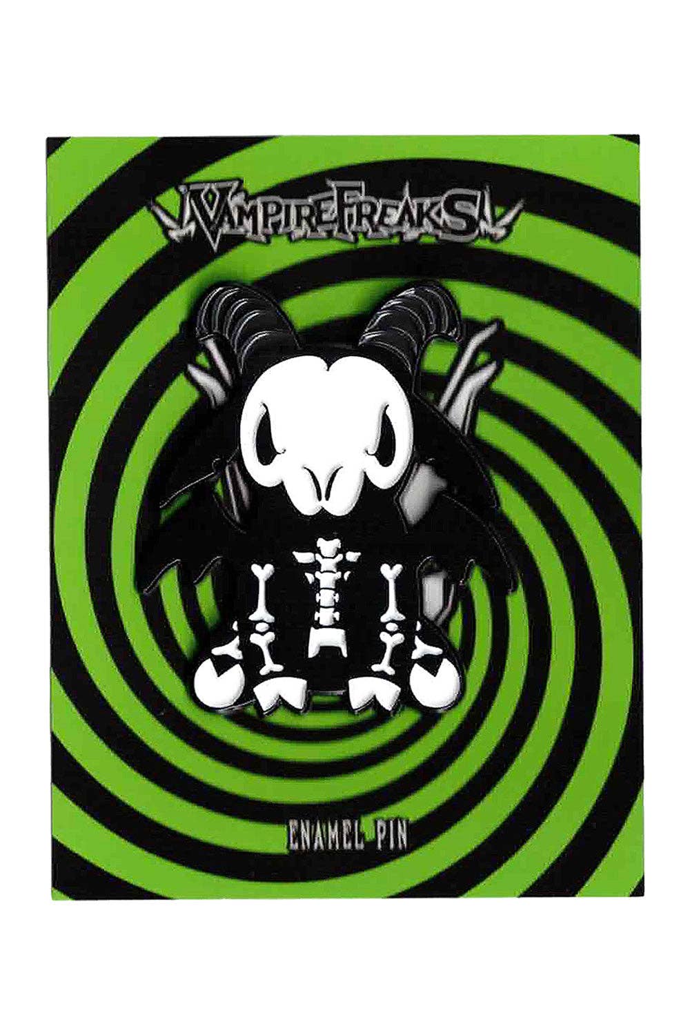 Skelegoat Enamel Pin