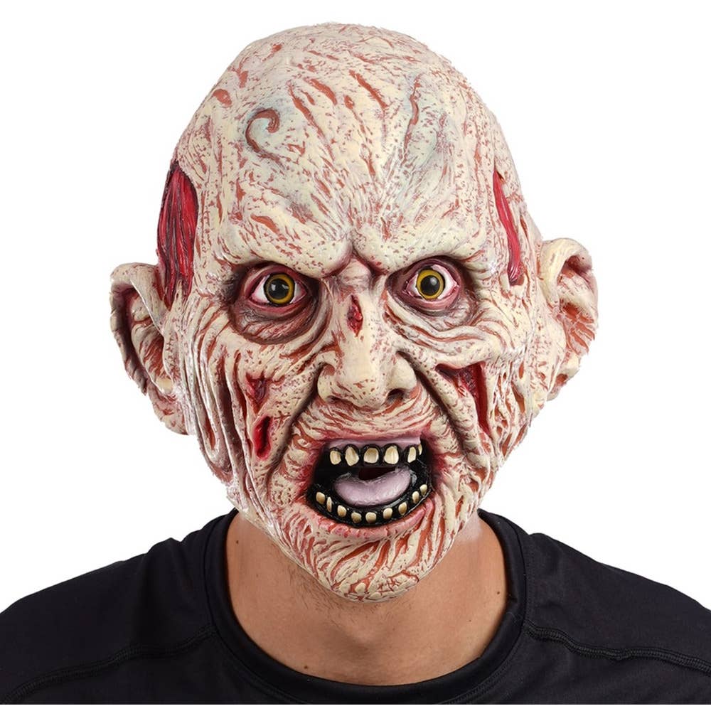 Infected Zombie Latex Halloween Mask Walker Fancy Dress