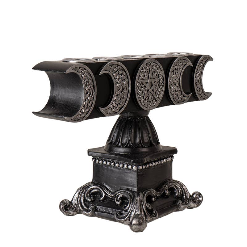 Triple Moon Candleholder